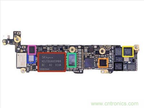 土豪金iPhone 5S拆解：內(nèi)部結(jié)構(gòu)升級(jí)，維修難度增加