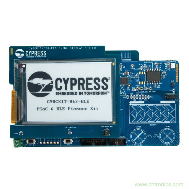 Cypress Semiconductor PSoC 6 BLE Pioneer 套件現(xiàn)已入庫(kù) Digi-Key;客戶(hù)預(yù)訂訂單陸續(xù)發(fā)貨中